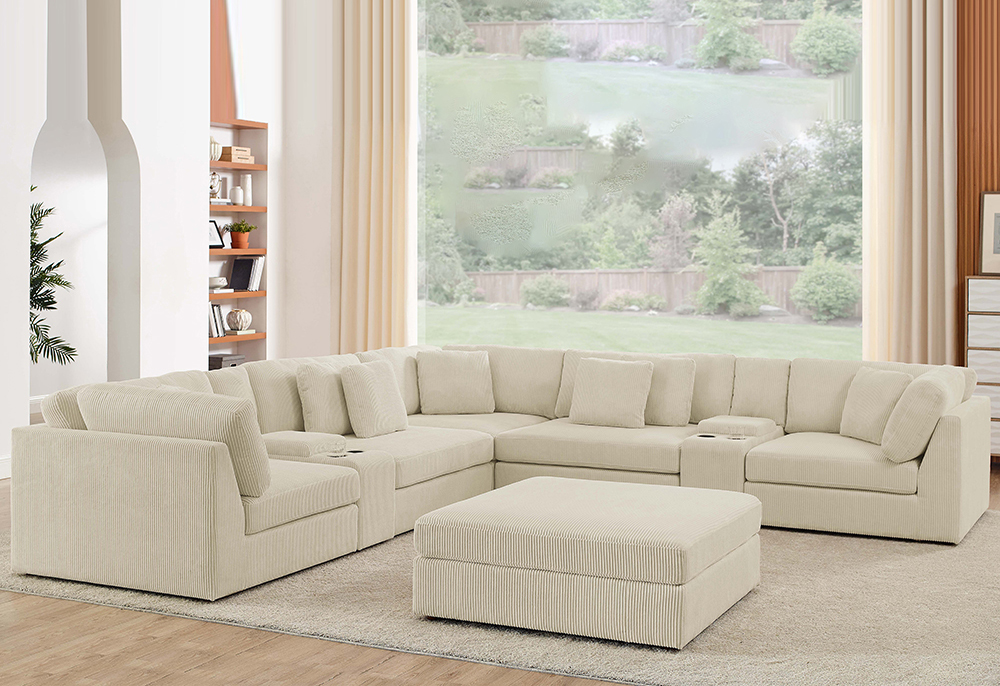 Create a comfortable living space and explore the diverse charms of modular sofas