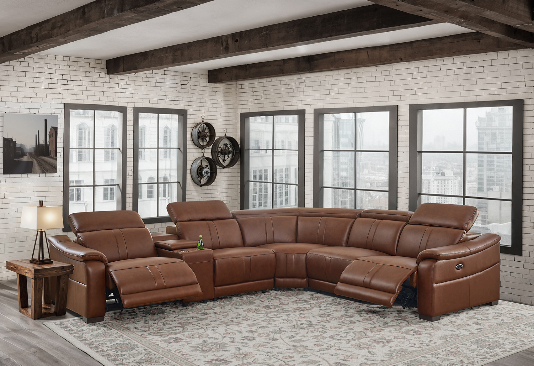 What Makes Brown Leather-Matched Power Reclining Sectional Sofas Unique