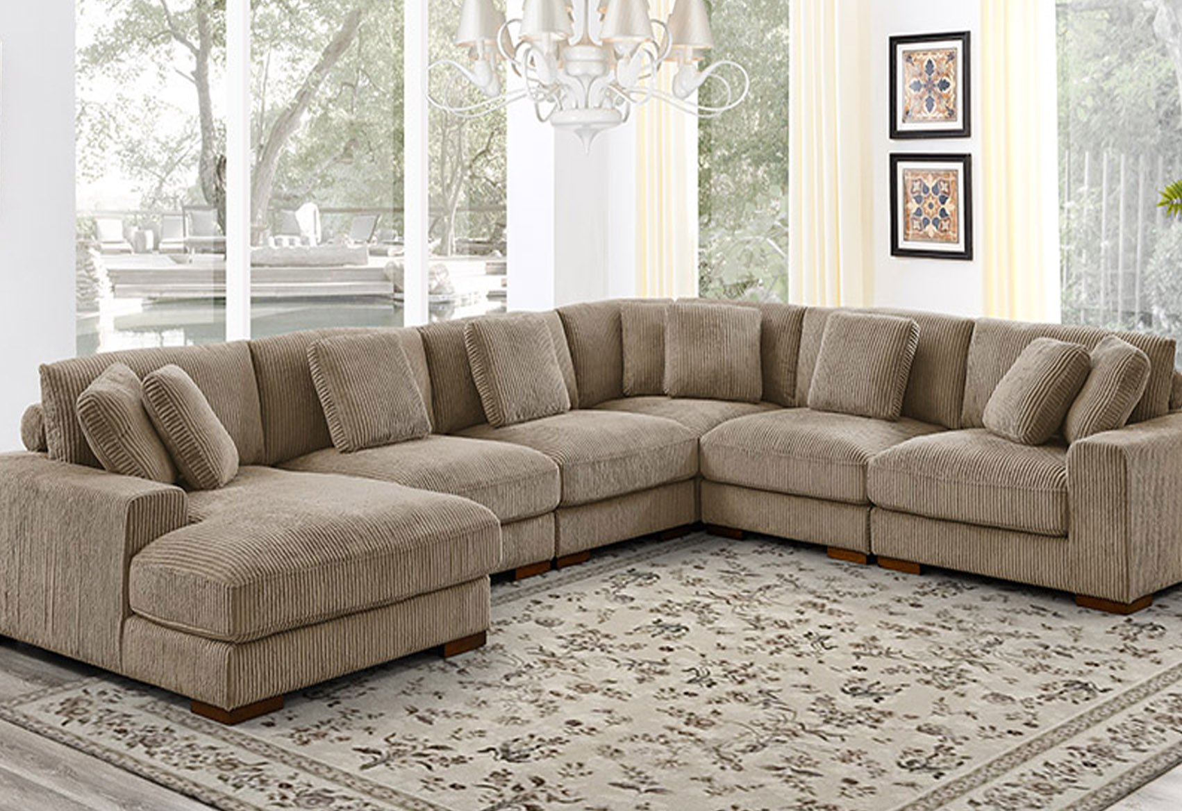 Discover the Top Features of Covecrafter Sectional Sofa with Accessories