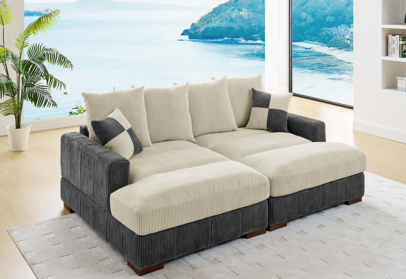 The Rise of Bicolor Modular Sofas