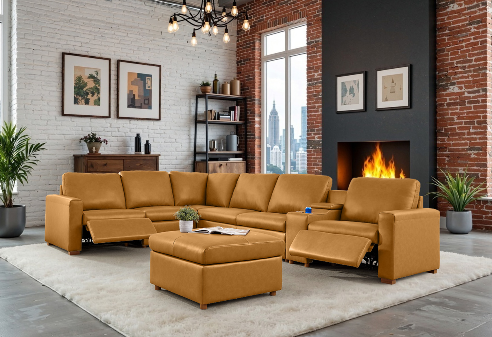 Why a 7 Seater Leather Couch Is the Smart Solution for Large Families
