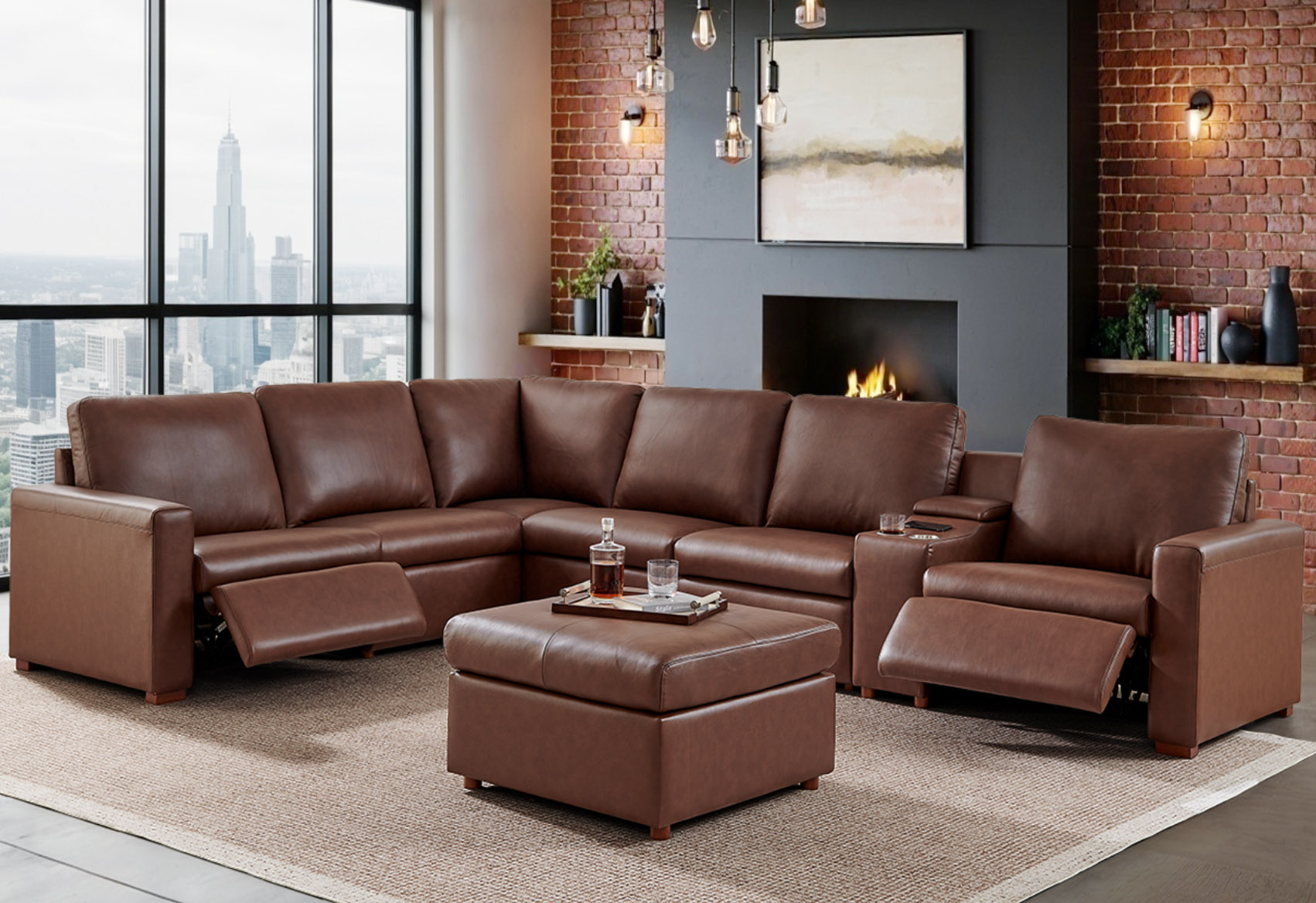 Why the 7 Seater Brown Leather Modular Couch is a Smart Investment