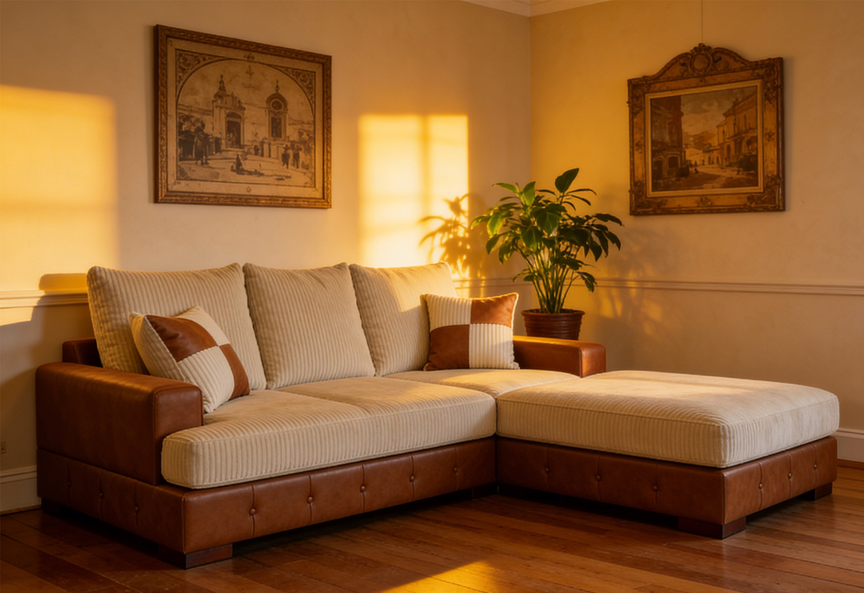 Elevating Your Living Space with a Two Tone Modular Sofa